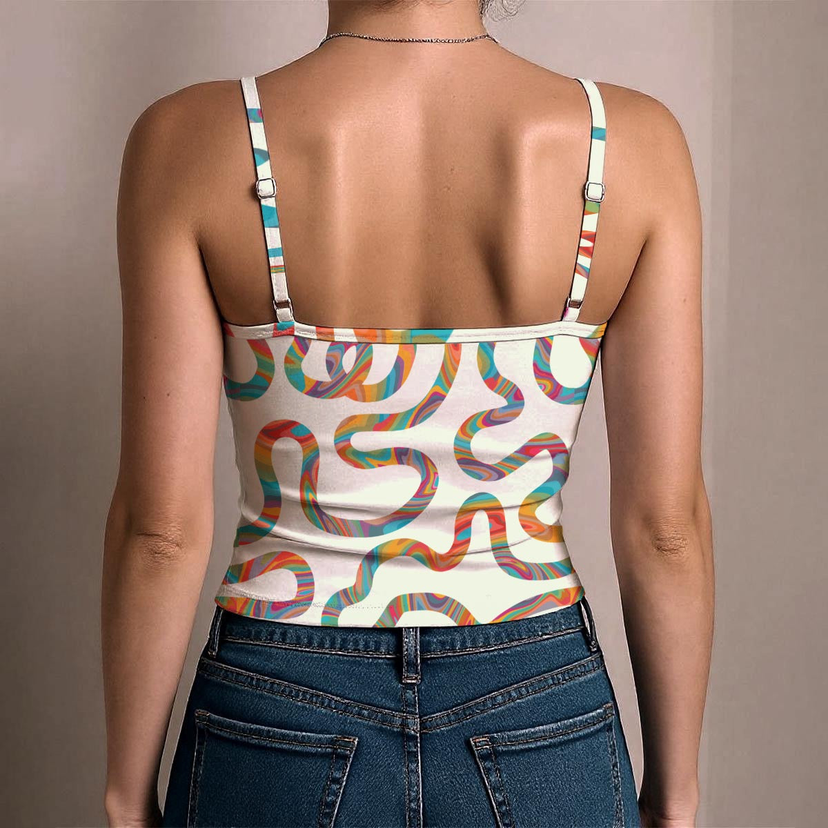 Arcane Wave Women's Spaghetti Strap Tank Top