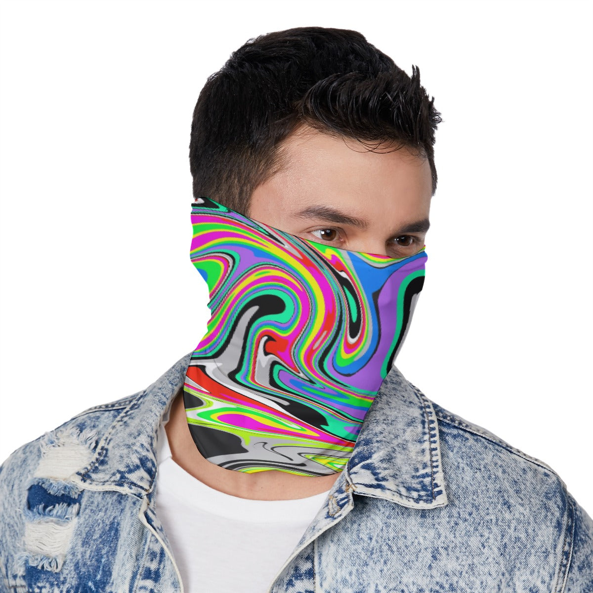 Psychedelic Melt Neck Gaiter