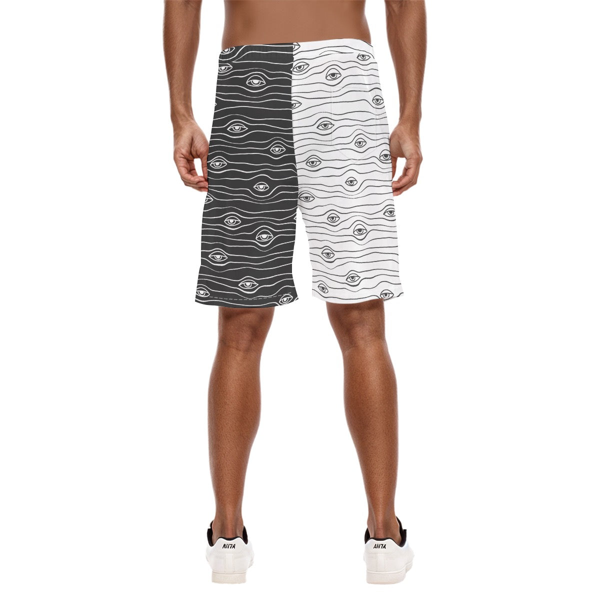 Silent Watcher Two Tone Men's Shorts