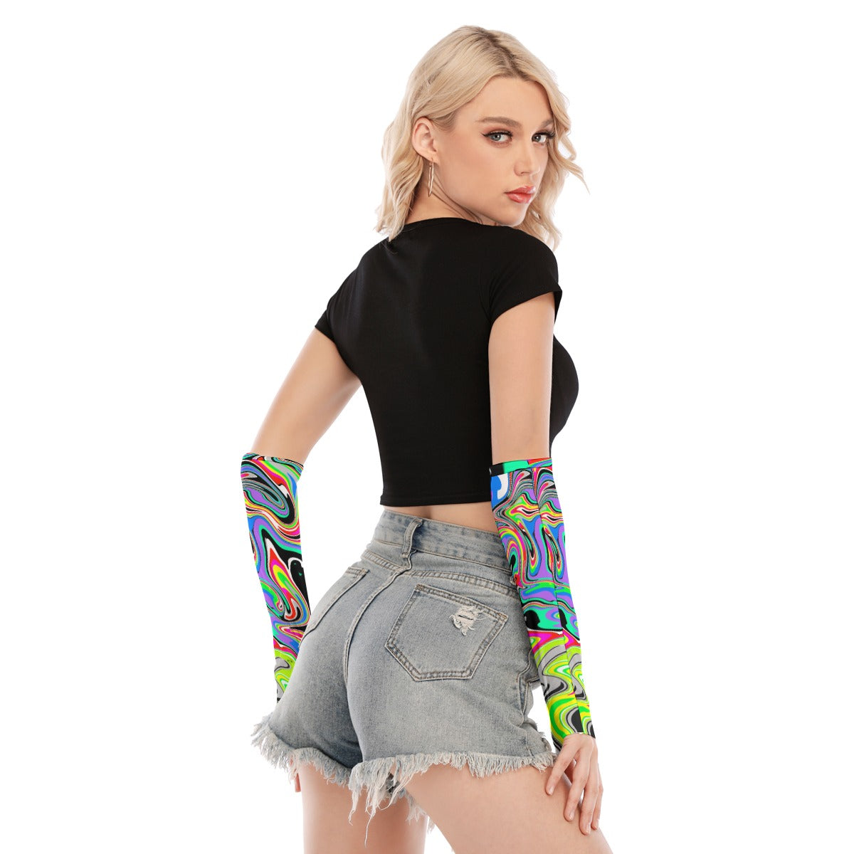 Psychedelic Melt Arm Sleeves
