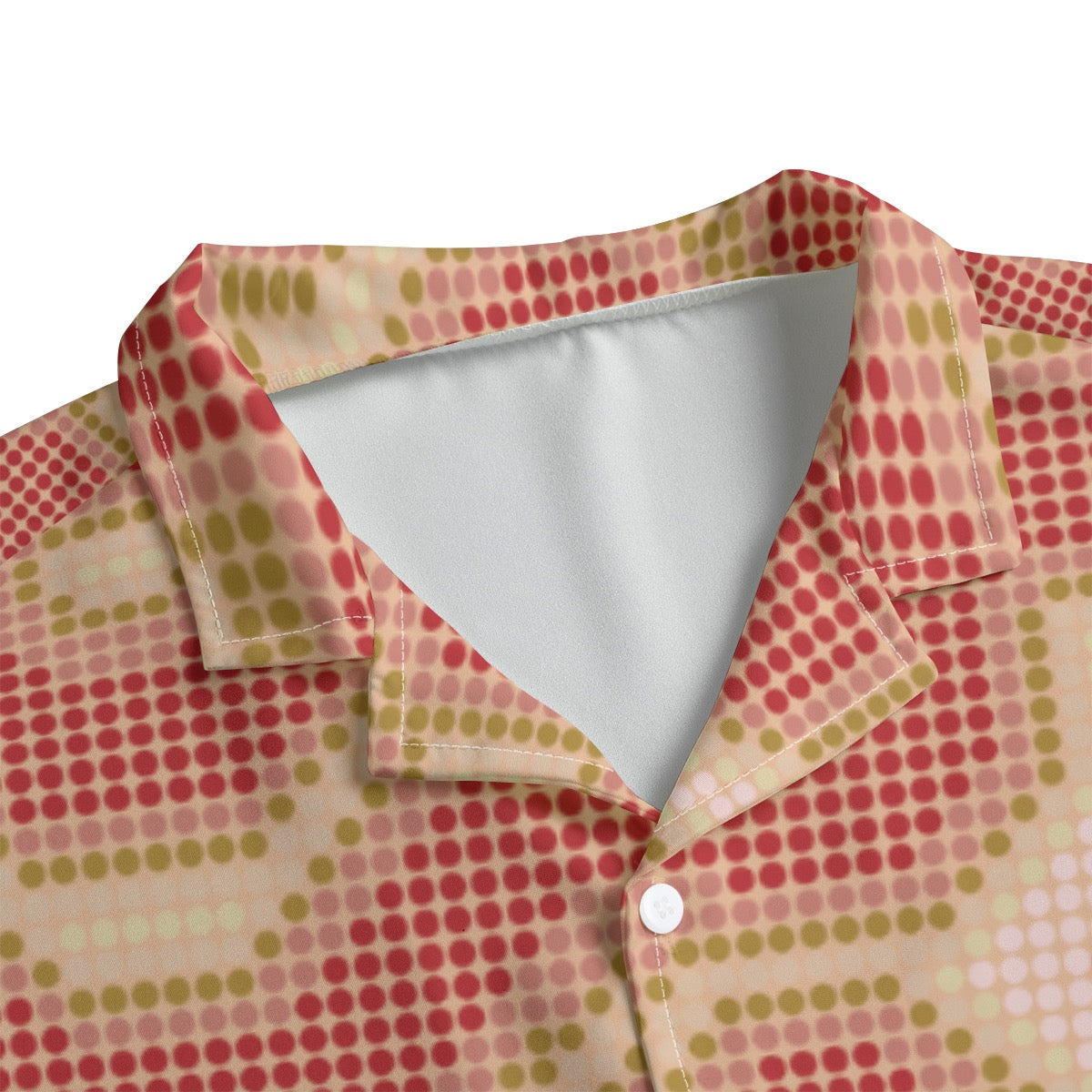 Halftone Bloom Men's Hawaiian Shirt
