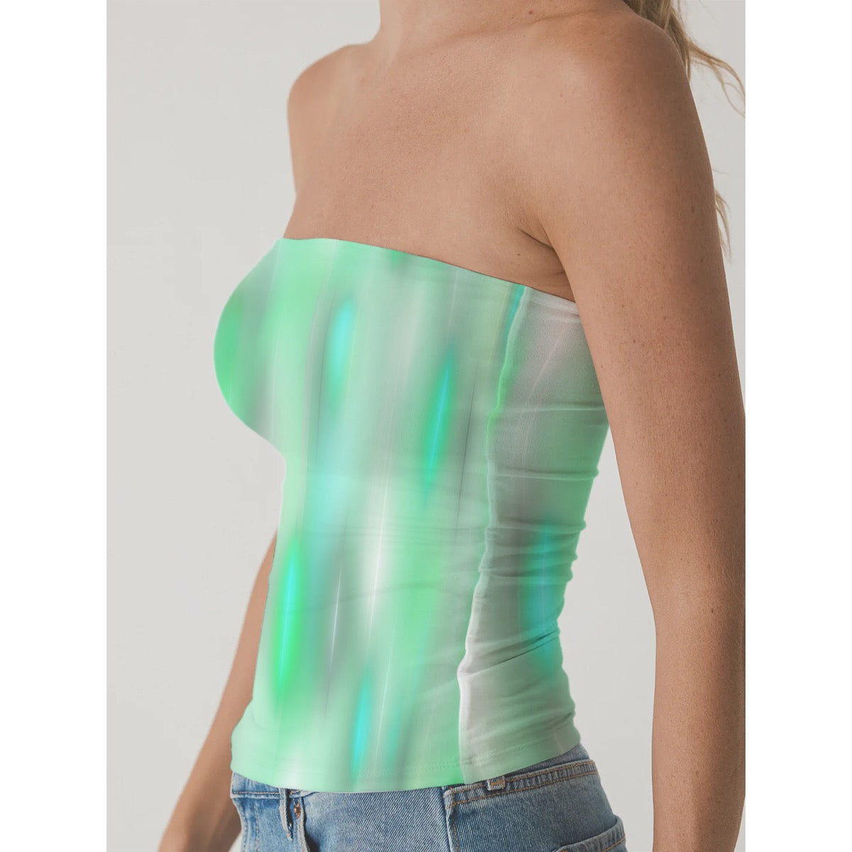 Glacial Glow Women's Strapless Top