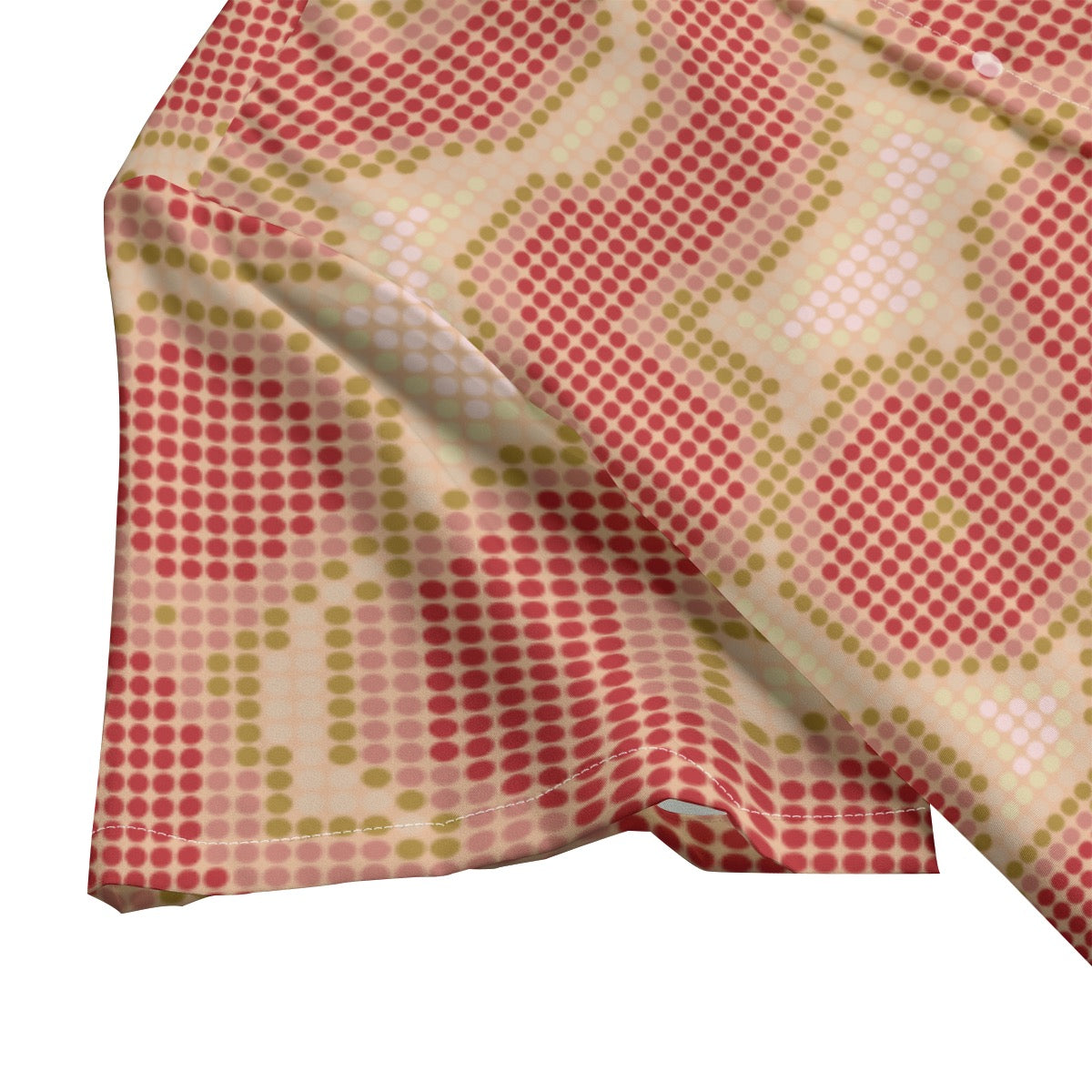 Halftone Bloom Men's Hawaiian Shirt