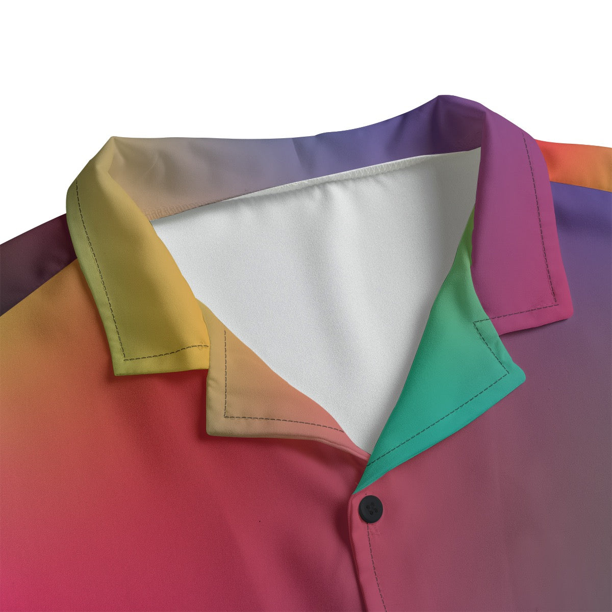 Aura Field Men's Hawaiian Shirt With Button Closure