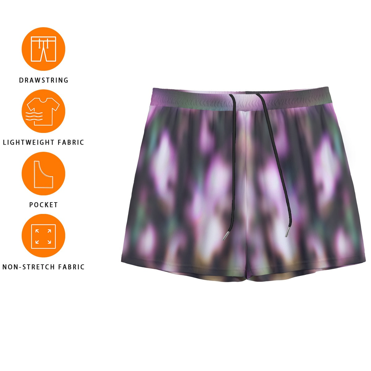 Neon Haze Men's Mesh Shorts