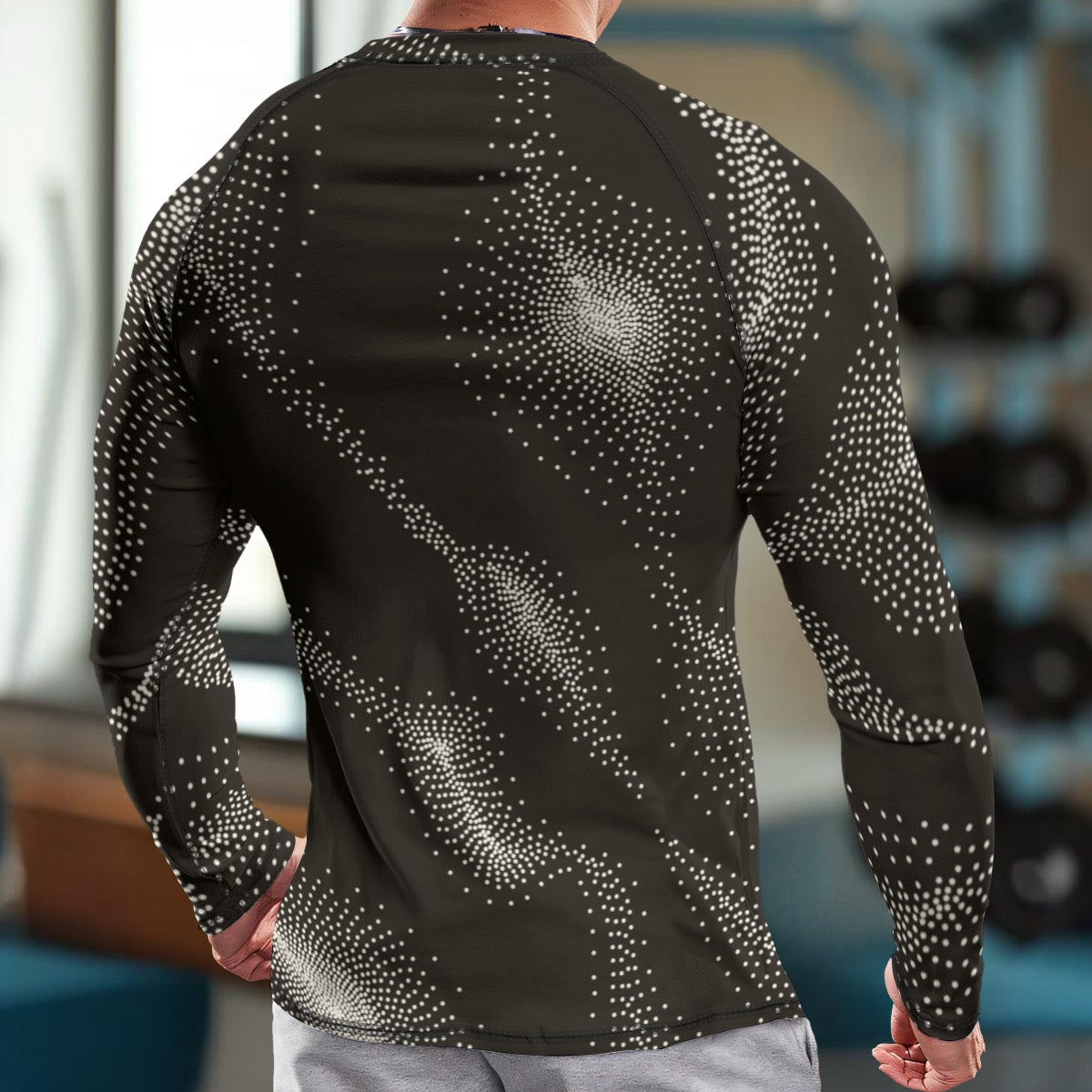Cosmic Drift Unisex Yoga Sports Long Sleeve T-Shirt