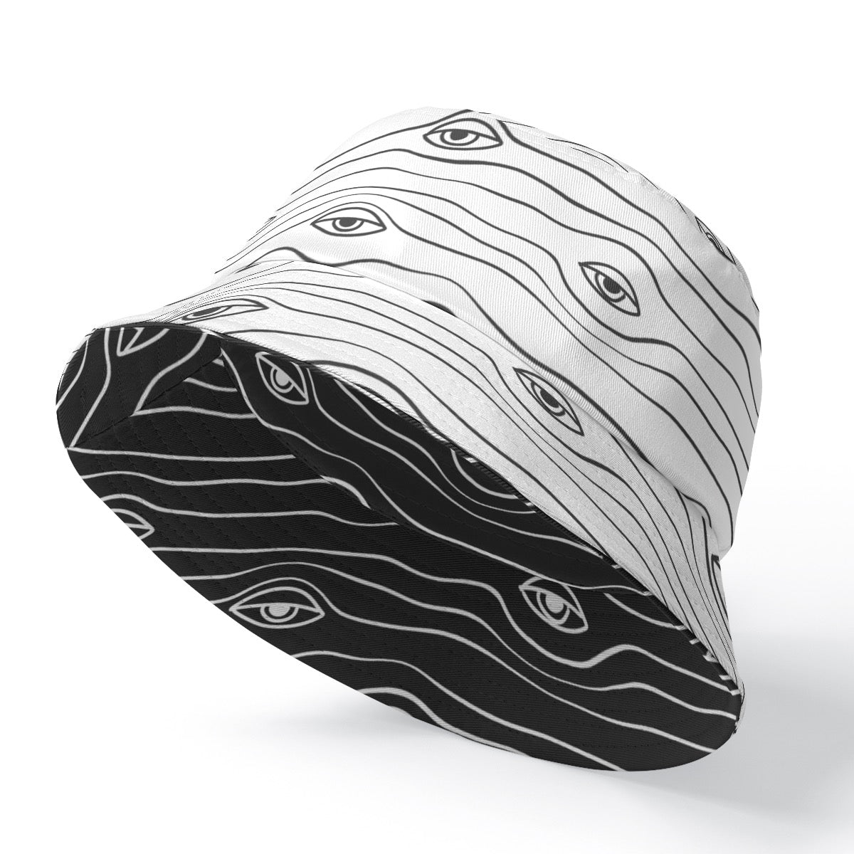 Silent Watcher Reversible Bucket Hat