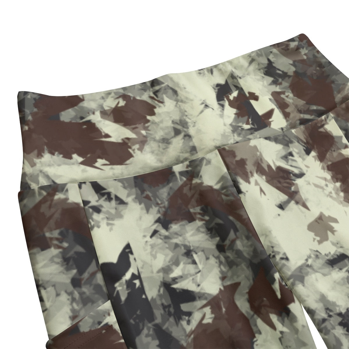 Forest Fracture Women's High Waist Leggings With Side Pocket