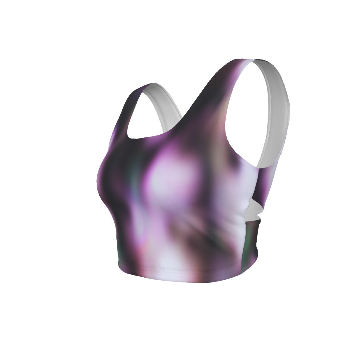 Neon Haze Women's Back Cross Sports Bra