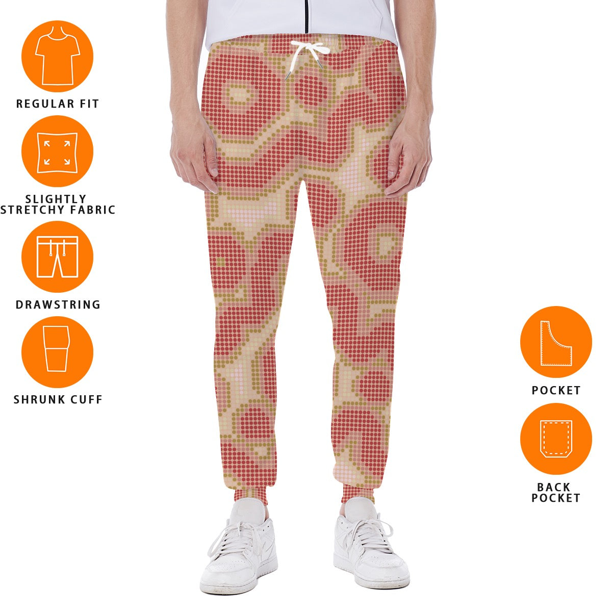 Halftone Bloom Joggers