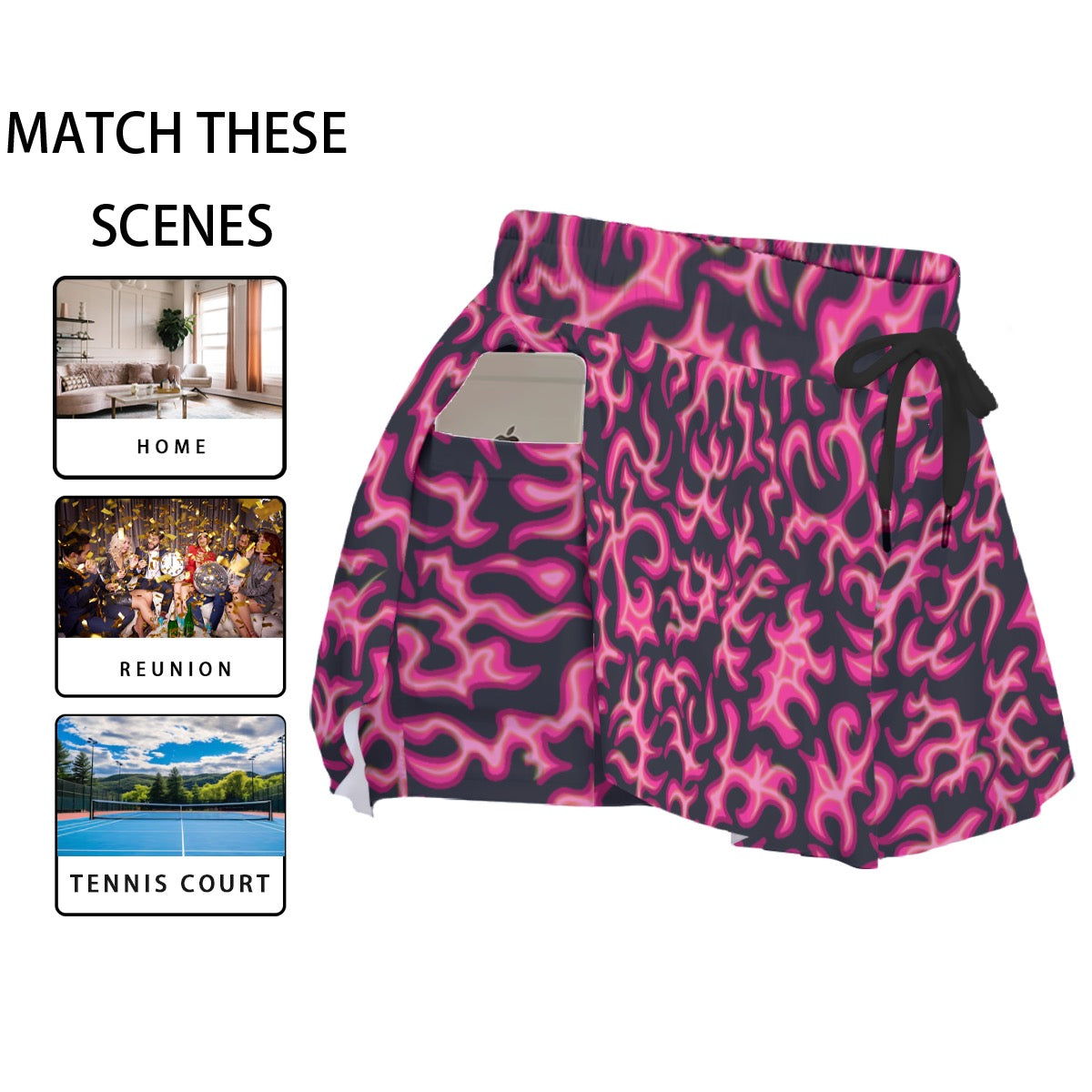 Lava Pulse Women's Sport Skorts With Pocket
