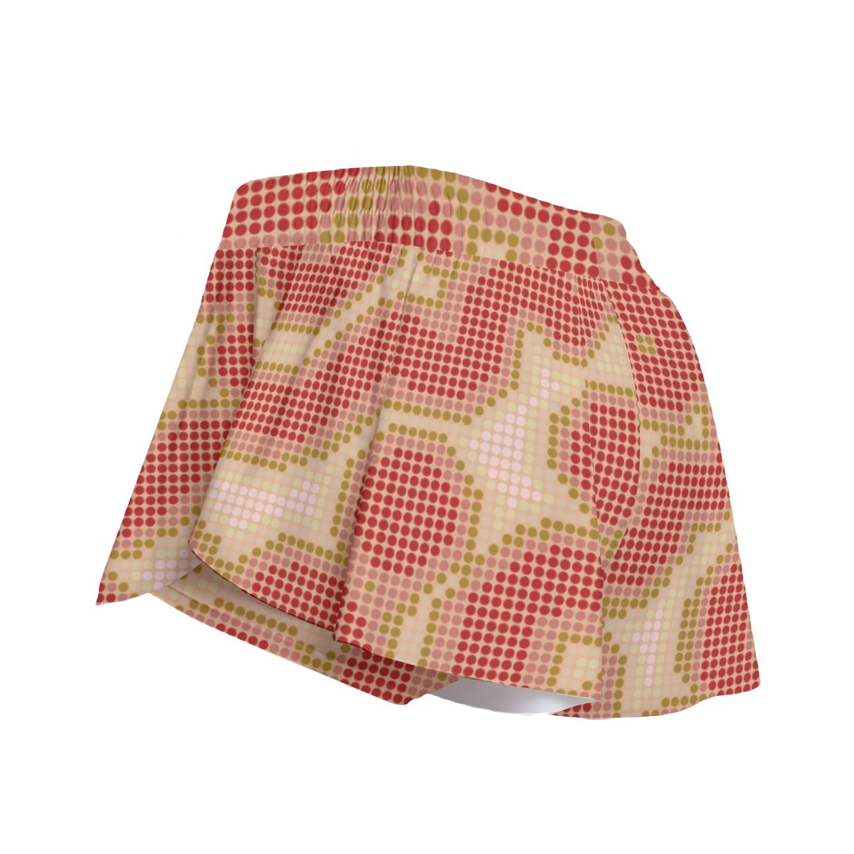 Halftone Bloom Women's Sport Skorts With Pocket