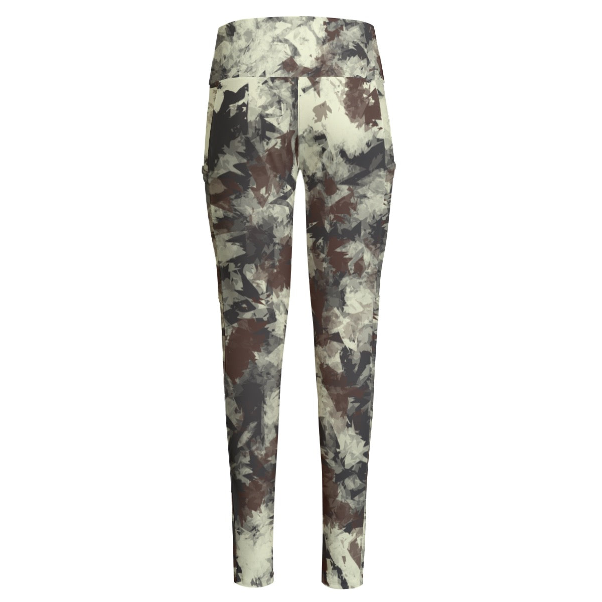 Forest Fracture Women's High Waist Leggings With Side Pocket