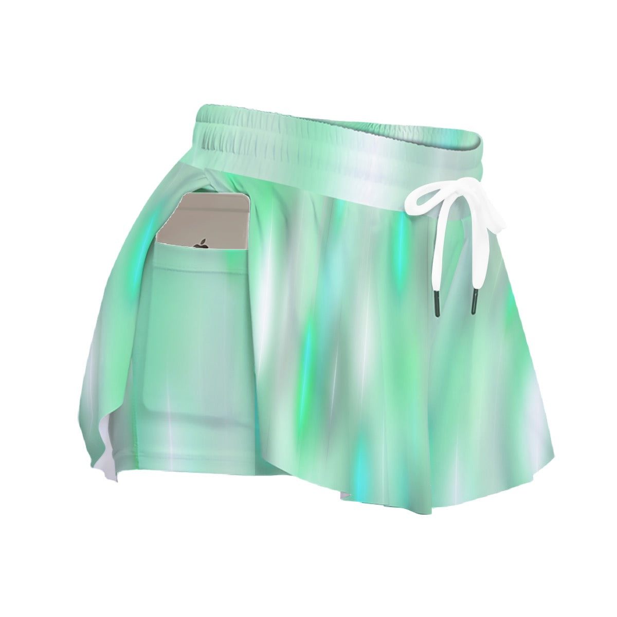 Glacial Glow Women's Sport Skorts With Pocket