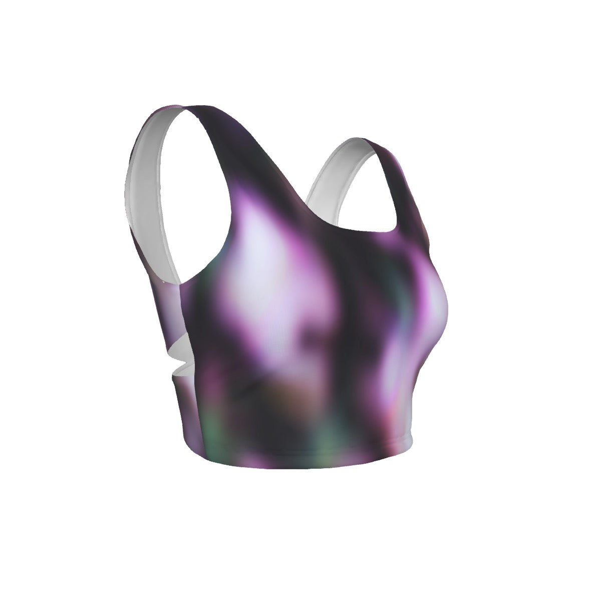 Neon Haze Women's Back Cross Sports Bra